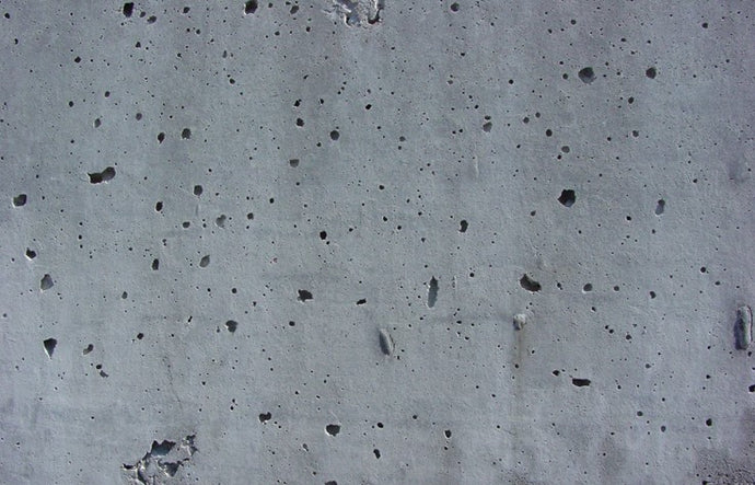 Bug Holes in Off-Form Concrete