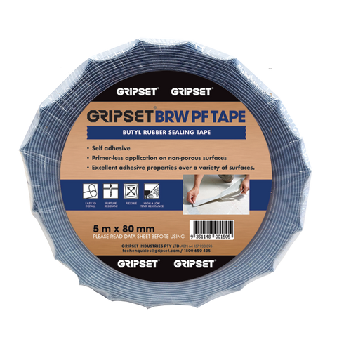 Gripset BRW PF Tape 80mm x 10m x 0.8mm Roll
